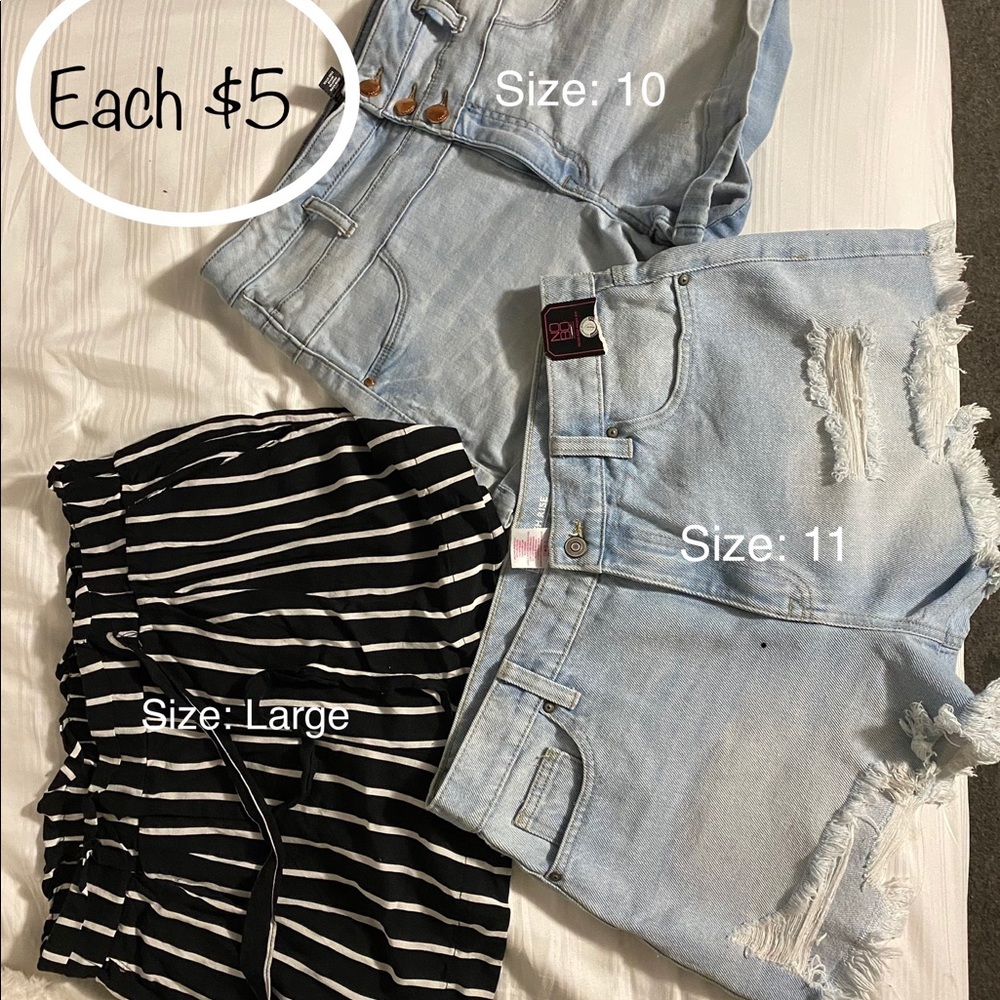 THREE shorts